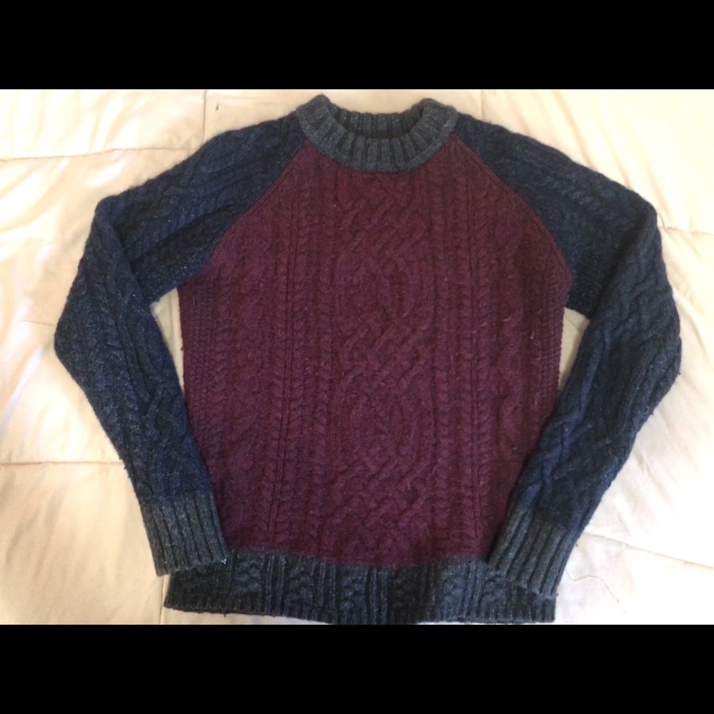 Wool Cable Knit Sweater by H&M